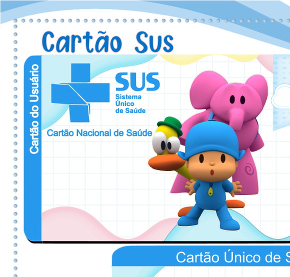 Cartão Digital Sus Pocoyo