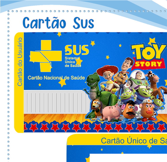 Cartão Digital Sus Toy Story