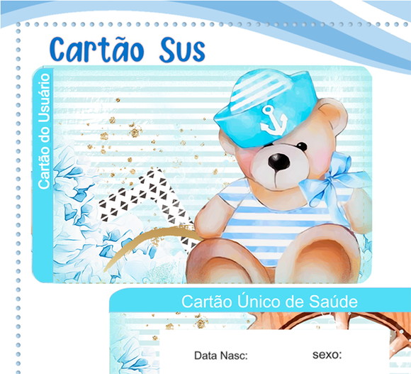 Cartão Digital Sus Ursinho