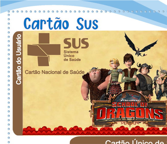Cartão Digital Sus Escola de Dragões