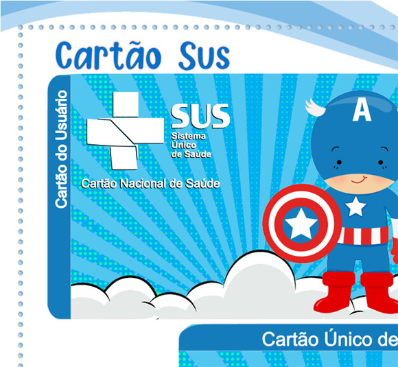 Cartão Digital Sus Capitao América