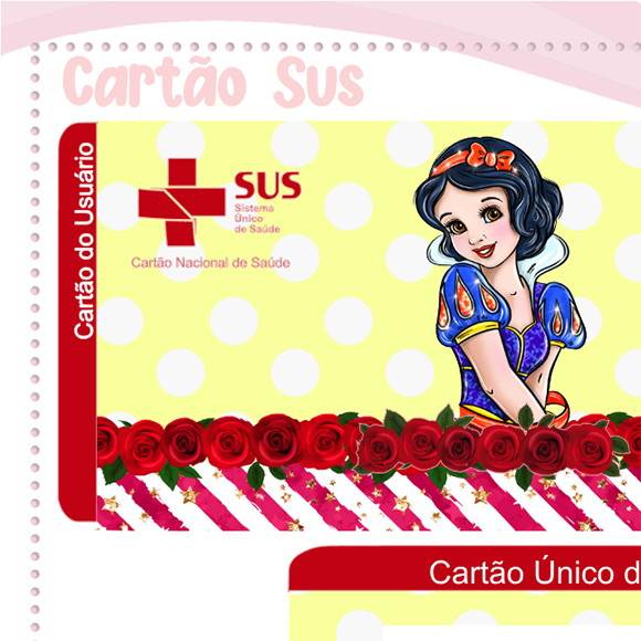 Cartão Digital Sus Branca de Neve