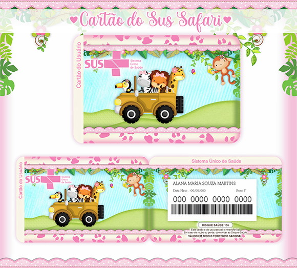 Cartão Digital Sus Safari