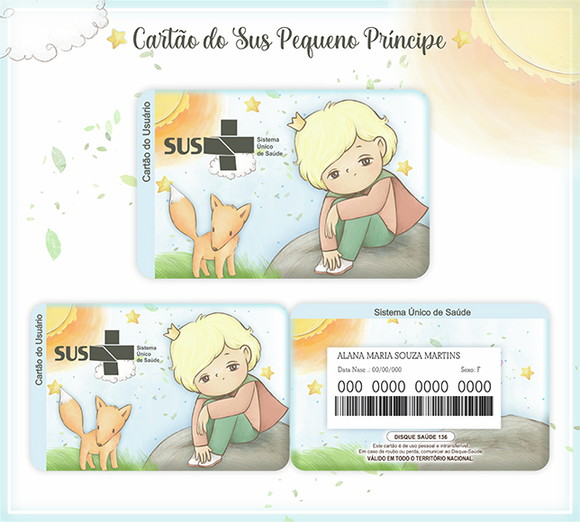 Cartão Digital Sus Pequeno Principe