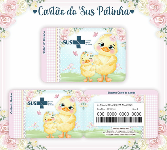 Cartão Digital Sus Patinha