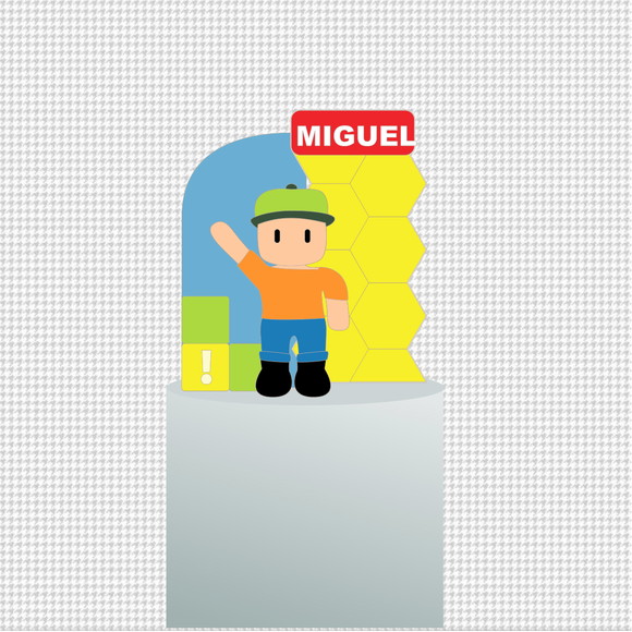 Topo de Bolo Stumble Guys