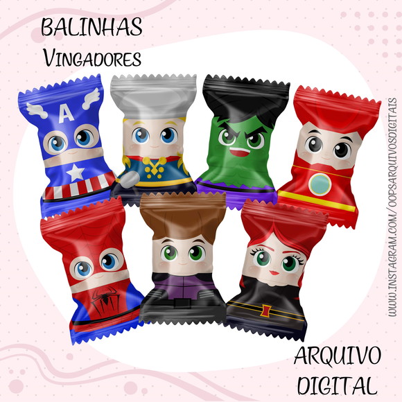 Arquivo Digital Balinha Vingadores