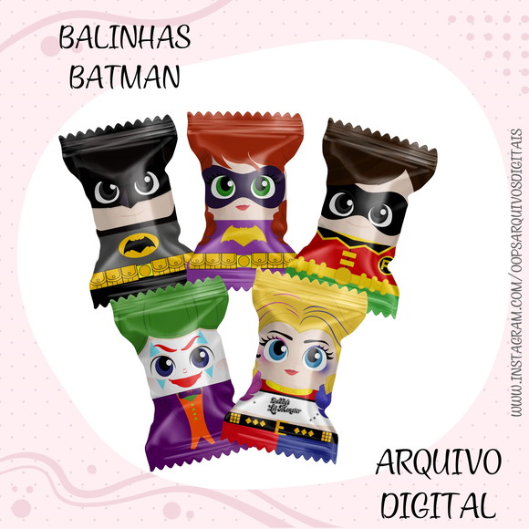 Arquivo Digital Balinha Batman + Brindes
