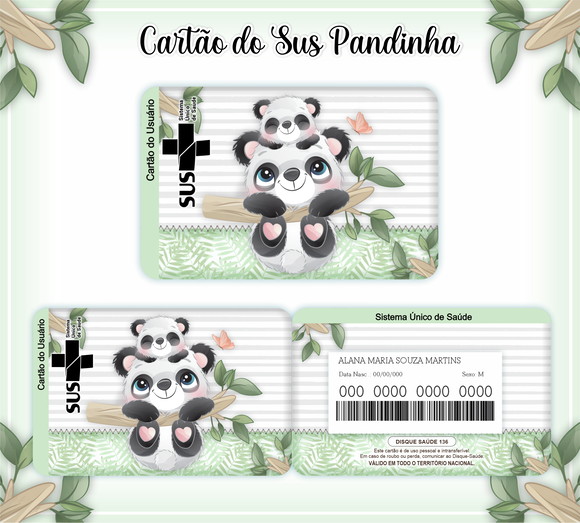 Cartão SUS Panda