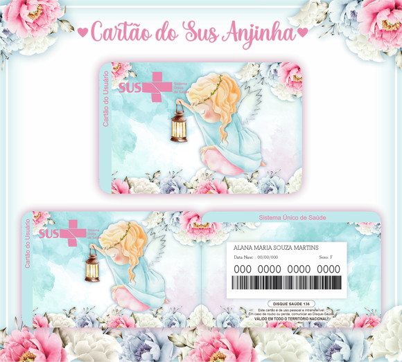 Cartão SUS Anjinha