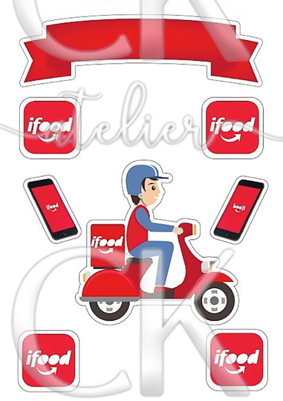 Topo de Bolo Ifood