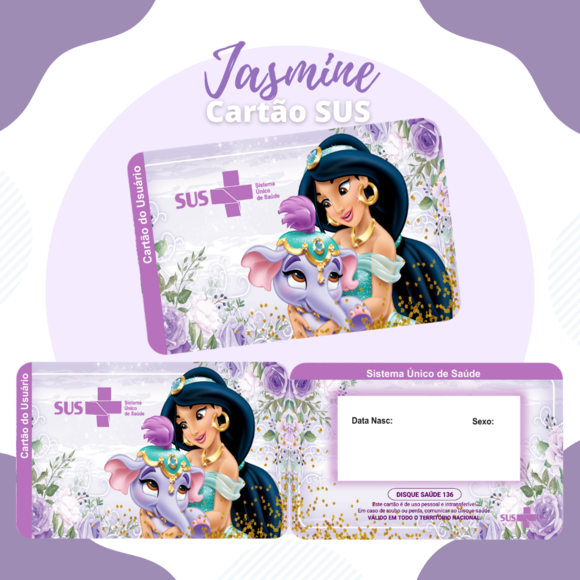Cartão SUS Jasmine