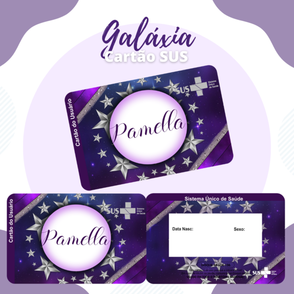 Cartão SUS Galaxia