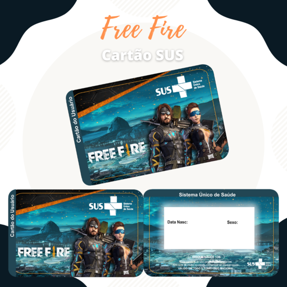 Cartão SUS Free Fire