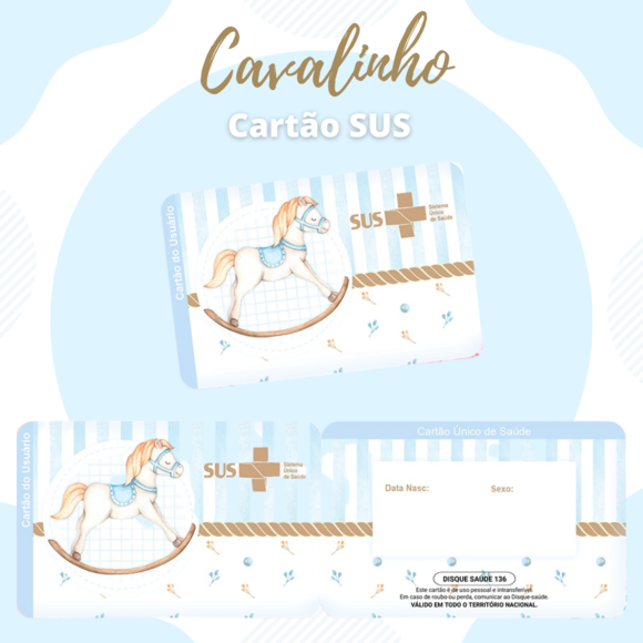 Cartão SUS Cavalinho