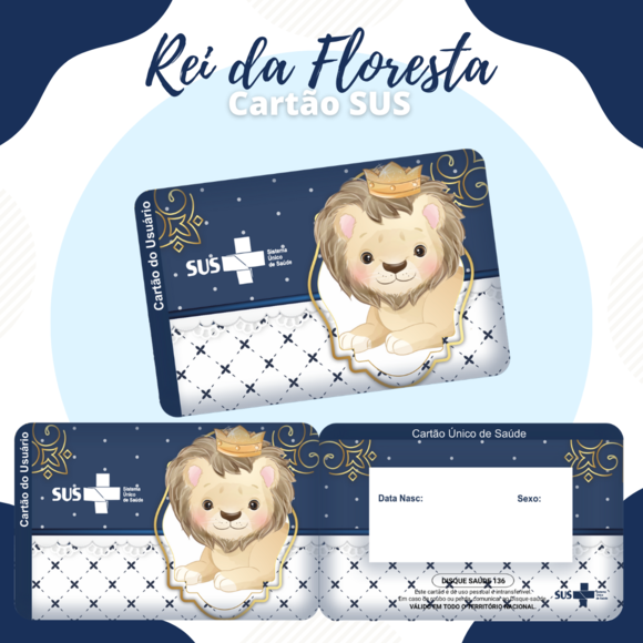 Cartão SUS Leaõzinho