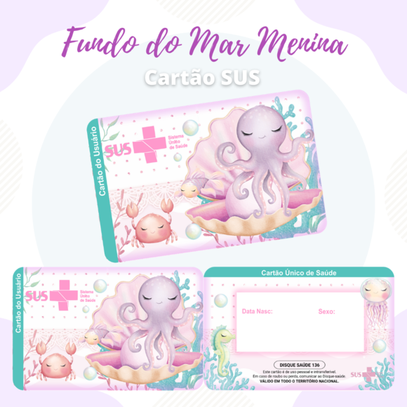 Cartão SUS Fundo do Mar