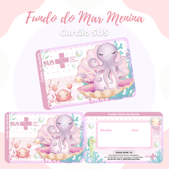 Cartão SUS Fundo do Mar