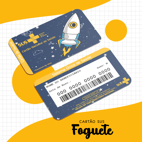 Cartão SUS Foguete