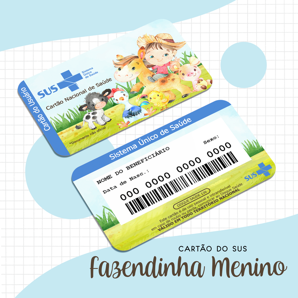 Cartão SUS Fazendinha