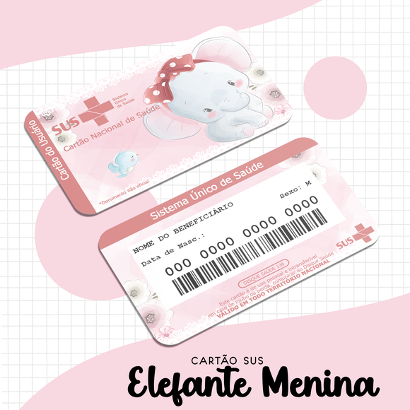 Cartão SUS Elefante