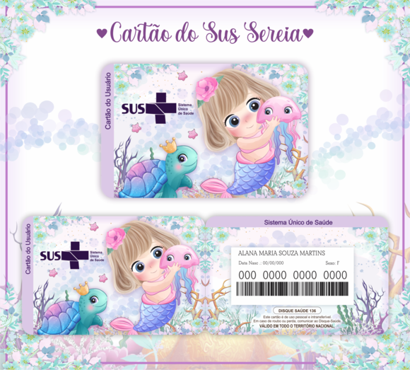 Cartão SUS Sereia