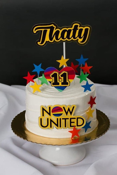 Topo de Bolo Now United