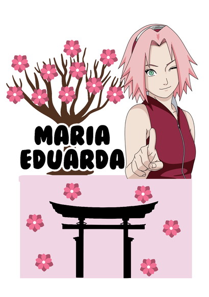 Topo de Bolo Naruto Sakura