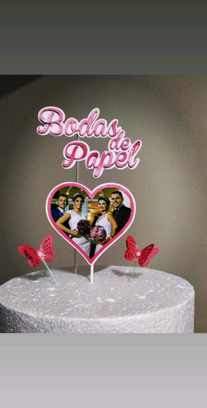Topo de Bolo Bodas