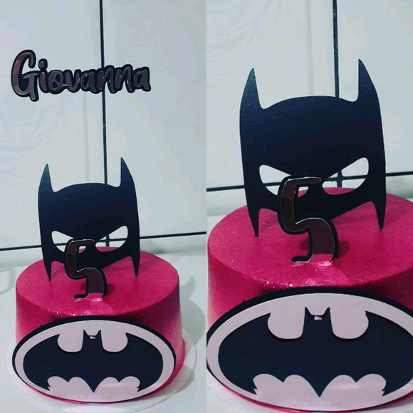 Topo de Bolo Batgirl