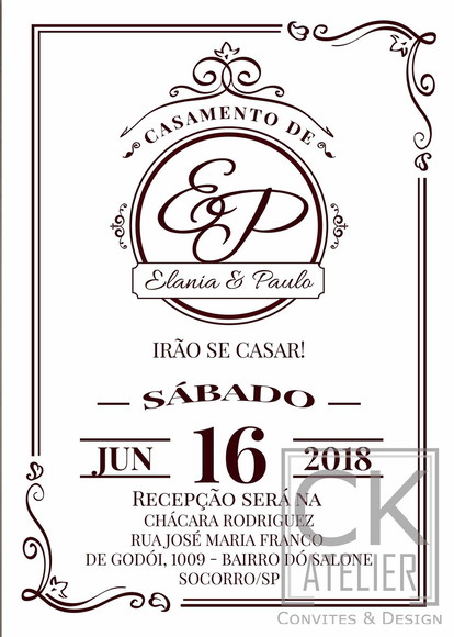 Convite Digital Casamento