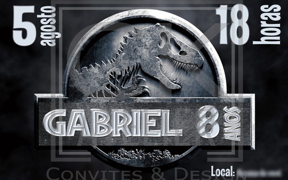 Convite Digital Jurassic World