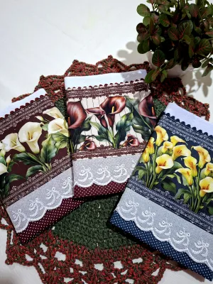 Kit de Panos de Prato Flores