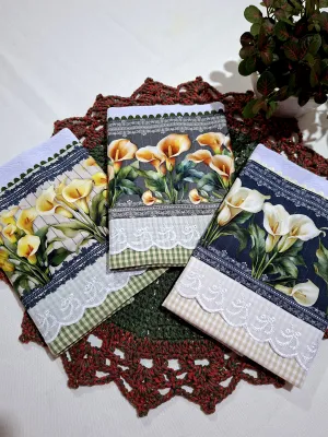 Kit de Panos de Prato Flores