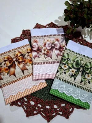 Kit de Panos de Prato Laços