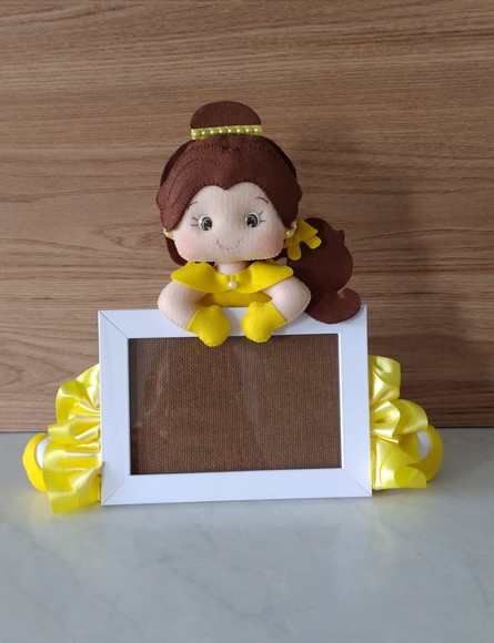 Porta Retrato Princesa  em Feltro