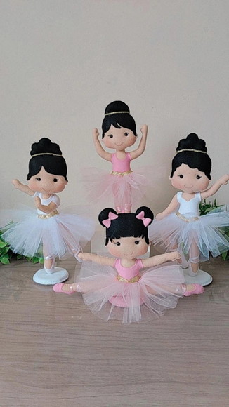 Bailarinas em Feltro