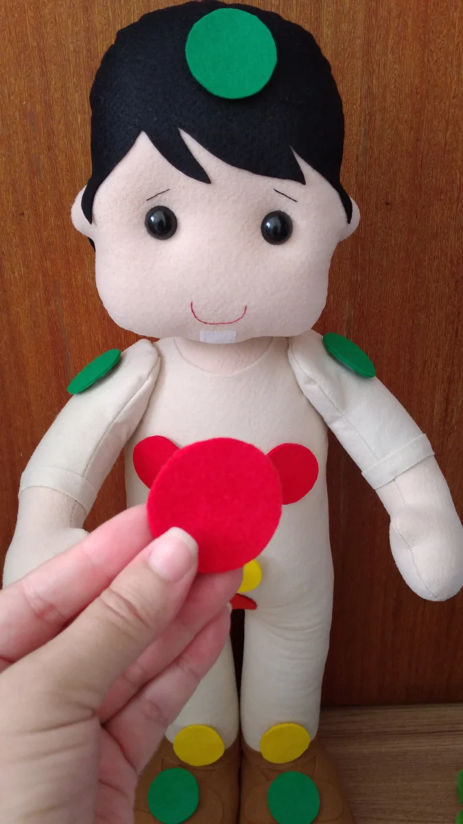 Boneco Semáforo do Toque - 60 cm - Versão 2 em 1 - Imagem 7