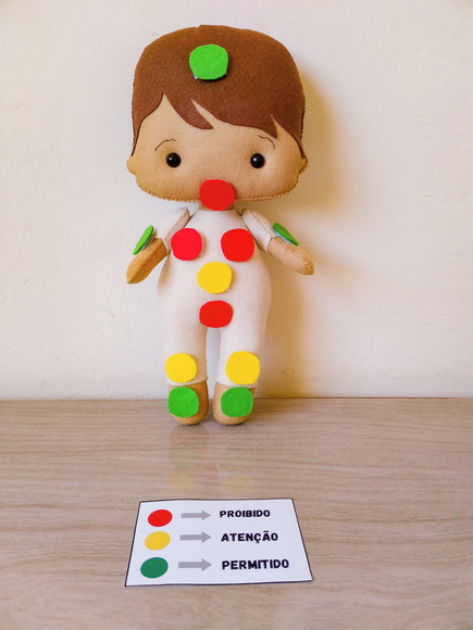 Boneco Semáforo do Toque - 2 em 1 -- 30cm - Imagem 4