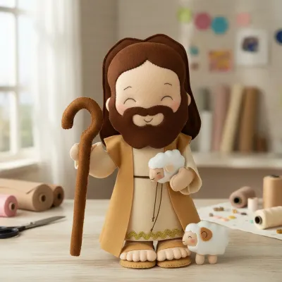 Jesus boneco em feltro decoração