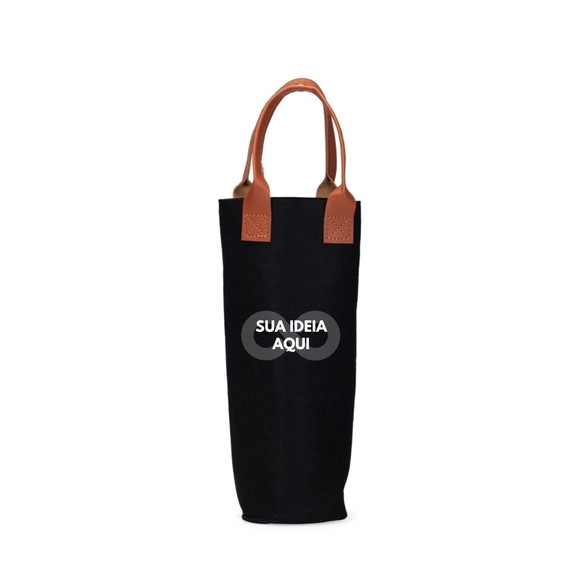 300 Porta Vinho Personalizado Alça de Couro Brinde Atacado