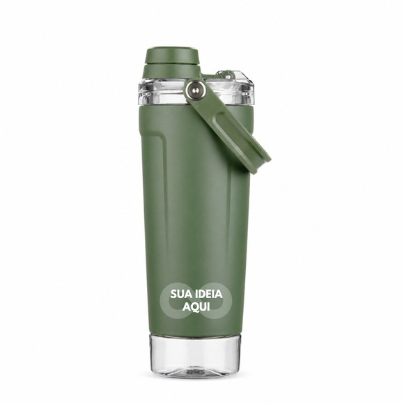 30 Coqueteleiras Personalizada Térmica 650ml Brinde Fitnes