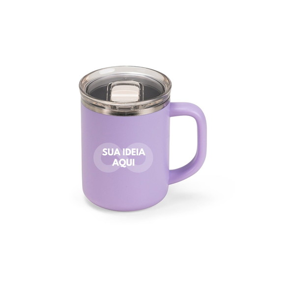 1000 Copos Térmicos Personalizados 450ml com Tampa Brinde