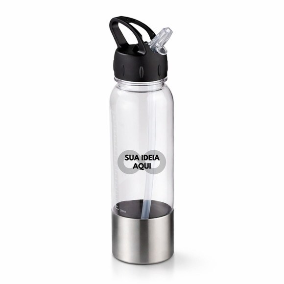 50 Garrafas Personalizadas Aço Inox Squeeze 750 ml Brinde