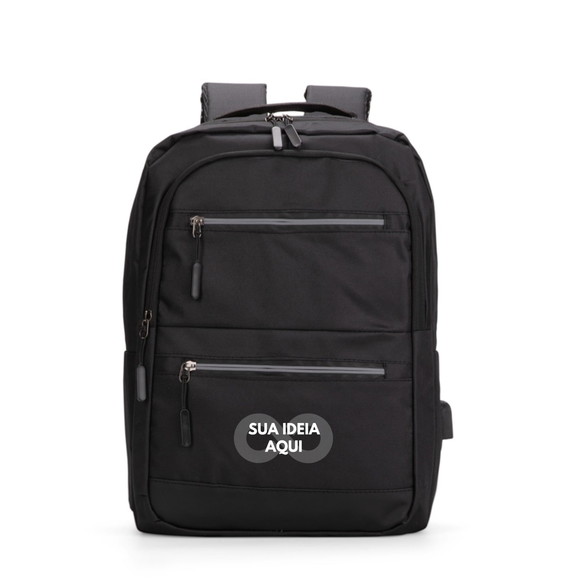 500 Mochilas Couro Sintético 18 Litros Personalizada Brinde