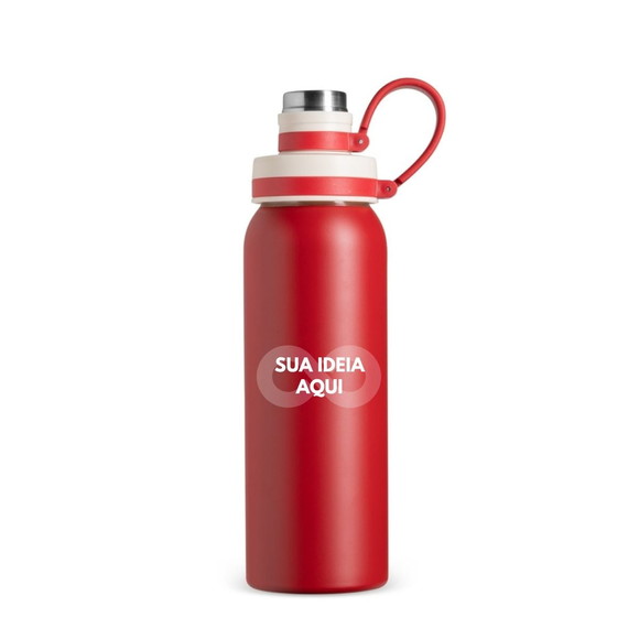 500 Garrafas Inox Personalizada 800ml Brinde Empresa Atacado