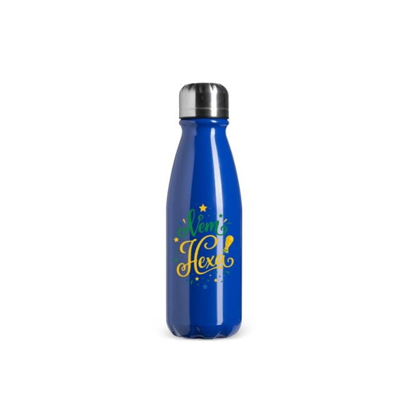 100 Garrafas Personalizadas Aluminio Squeeze Copa do Mundo