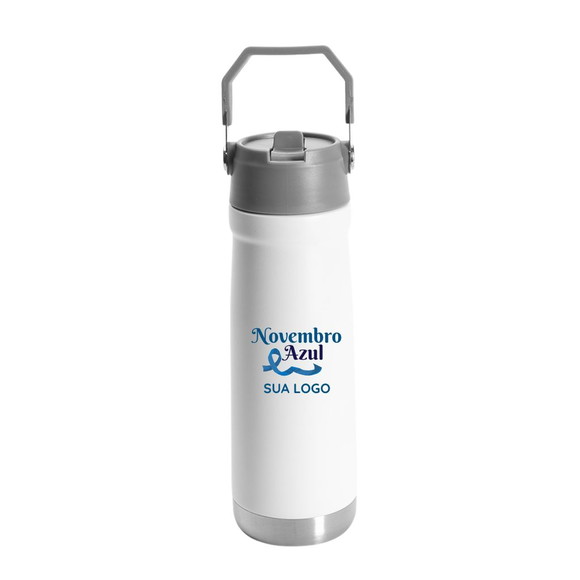 30 Garrafas Térmicas 630ml Personalizadas Novembro Azul