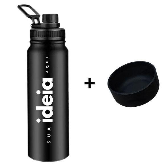 1000 Garrafa Térmica 800ml Personalizada Brinde c Protetor