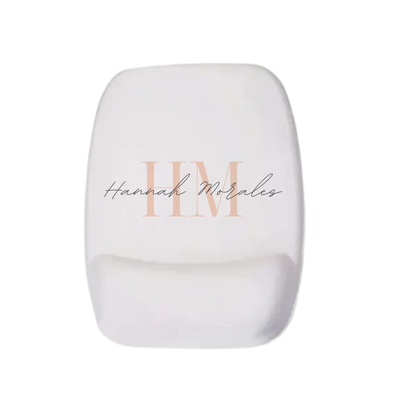 Mouse Pad Ergonõmico Feminino Personalizado Delicado Rosa